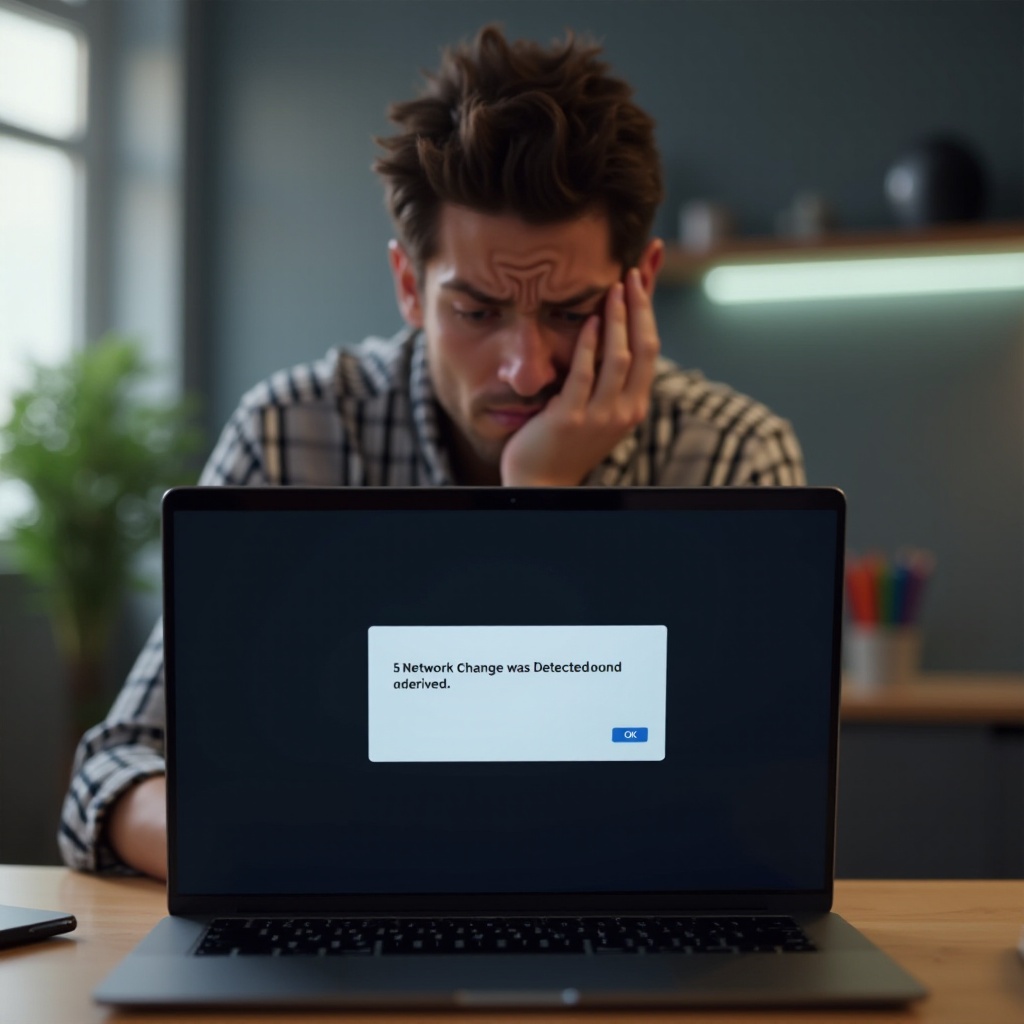 a network change was detected chromebook