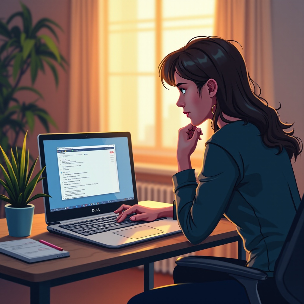 dell laptop can't type