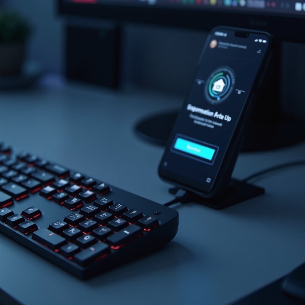 connect my pc keyboard to androind phone