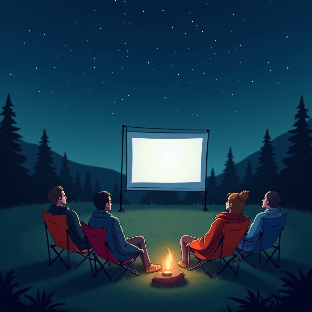 good projector for camping