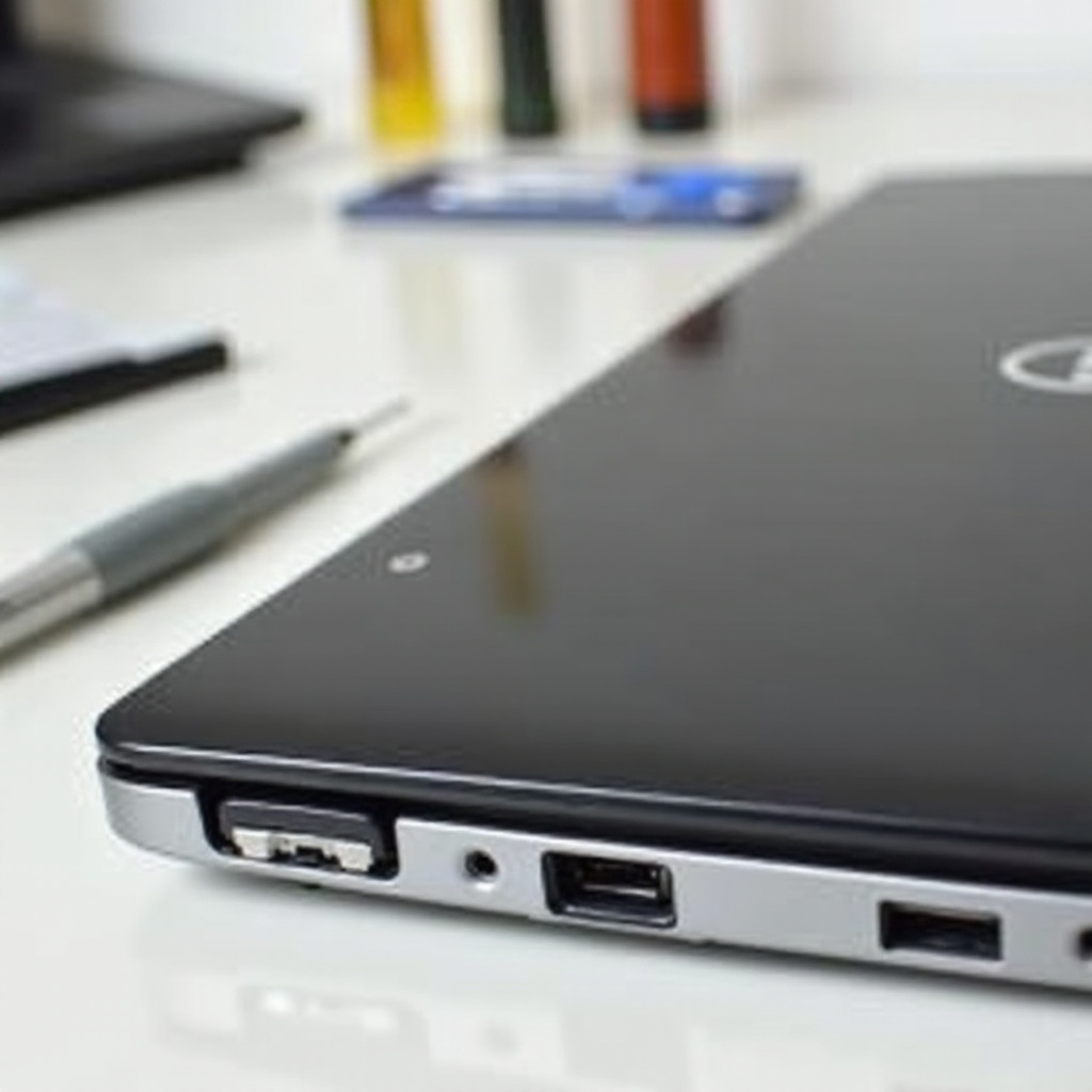 broken hinge on dell laptop